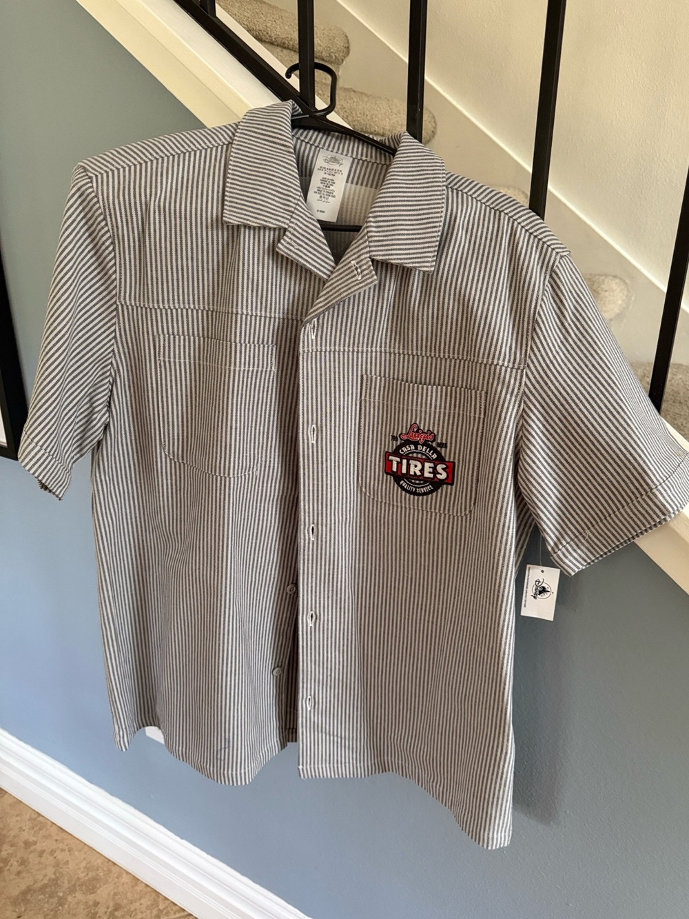 Disney Parks Luigi Tire Button Down - Picture 2 of 4